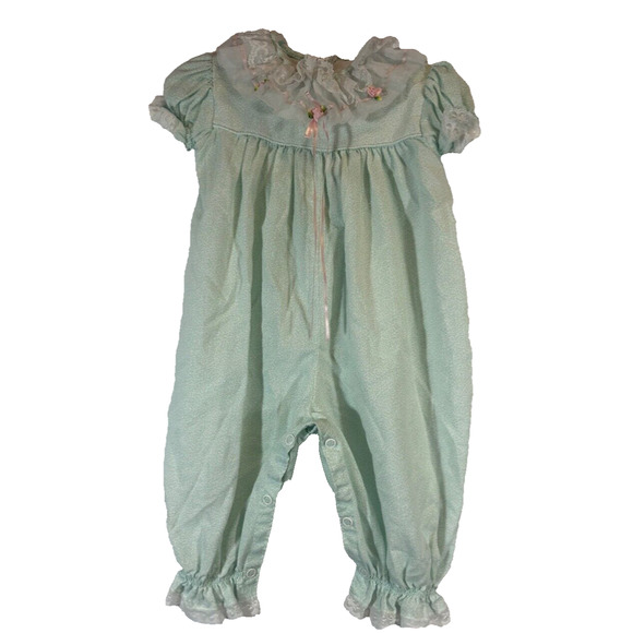 Bryan Other - Vtg Bryan Baby Girl Pastel Romper Jumpsuit 6-9 Months One Piece Pastel D23